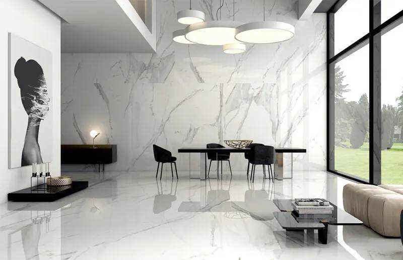 Calacatta White Marble Floor Tiles Price